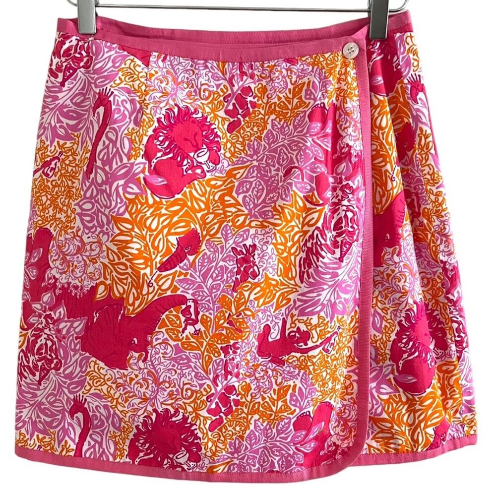 Lilly Pulitzer Reversible Wrap Skirt - size 4